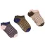Joules Rilla 3 Pack Trainer Socks - Pink Multi - UK 4-8